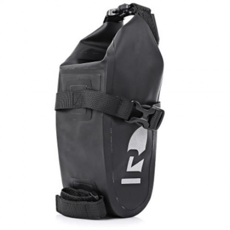 ROSWHEEL 111363 WATERPROOF BICYCLE SADDLE BAG CYCLING ACCESSORY (BLACK)