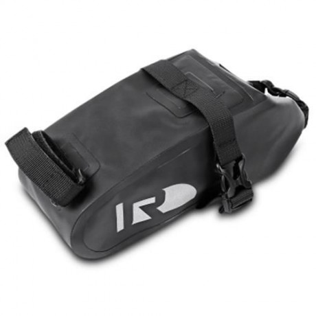 ROSWHEEL 111363 WATERPROOF BICYCLE SADDLE BAG CYCLING ACCESSORY (BLACK)