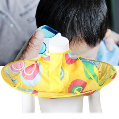 WATERPROOF CHILD HAIR CUTTING CAPE HAIRCUT TOOL (COLORFUL)