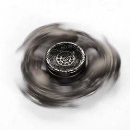 CARP LOTUS PATTERN ZINC ALLOY FIDGET TRI-SPINNER FUNNY STRESS RELIEVER ADULT FIDGETING TOY