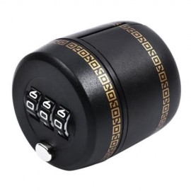 PLASTIC COMBINATION LOCK FOR WINE LIQUOR BOTTLE (BLACK)