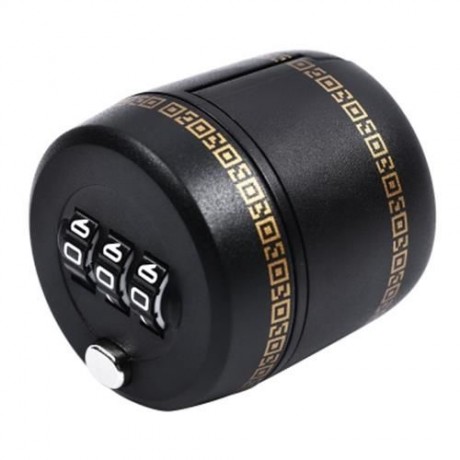 PLASTIC COMBINATION LOCK FOR WINE LIQUOR BOTTLE (BLACK)