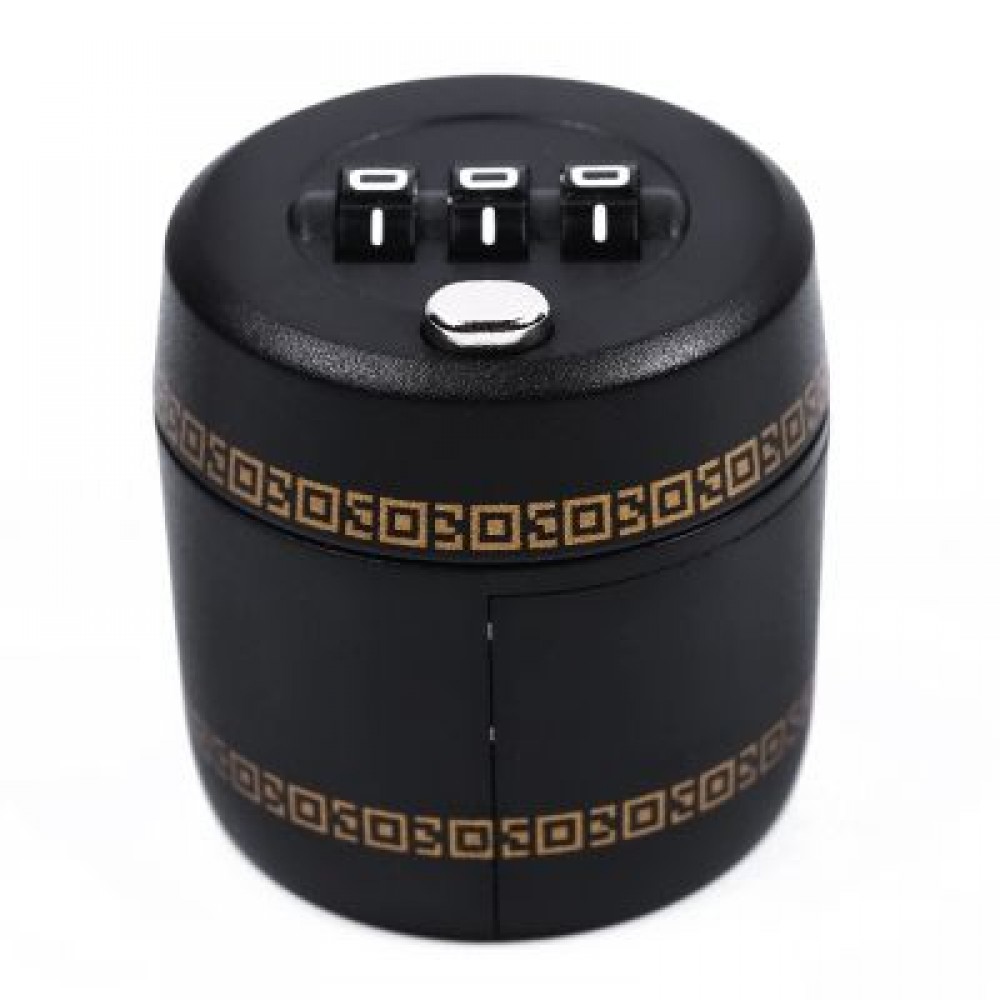 Plastic Combination Lock for Wine Liquor Bottle (BLACK)