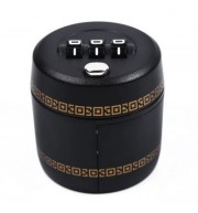 Plastic Combination Lock for Wine Liquor Bottle (BLACK)