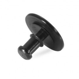 3PCS STRAP BUCKLE FOR XIAOMI MIBAND 2 WEAR RESISTANT ZINC ALLOY (BLACK)