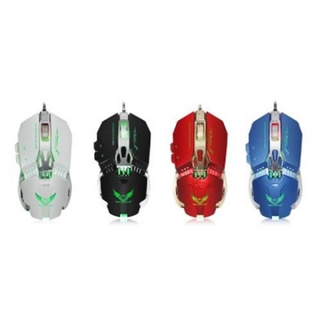 ZERODATE X800 WIRED GAMING MOUSE ADJUST WEIGHT 3200DPI (BLACK)