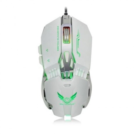 ZERODATE X800 WIRED GAMING MOUSE ADJUST WEIGHT 3200DPI (WHITE)