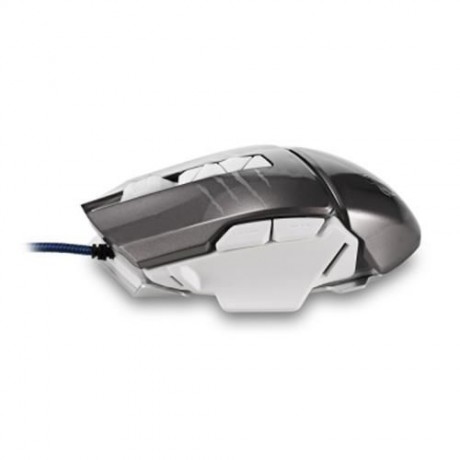 HTS - H400 - L WIRED GAMING MOUSE WITH LED LIGHT (LIGHT GRAY)