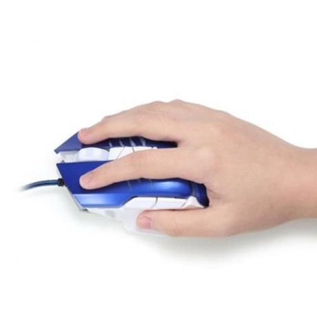 HTS - H400 - L WIRED GAMING MOUSE WITH LED LIGHT (BLUE)
