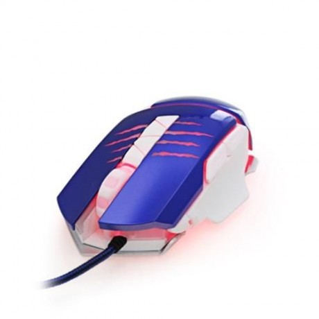 HTS - H400 - L WIRED GAMING MOUSE WITH LED LIGHT (BLUE)