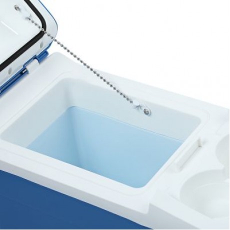 8L Portable Mini Warming and Cooling Vehicle Refrigerator (BLUE)