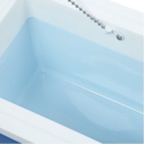 8L Portable Mini Warming and Cooling Vehicle Refrigerator (BLUE)