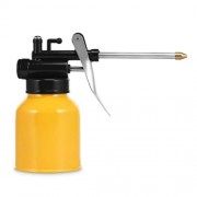 250G OIL POT GREASE SPRAY GUN HAND OILER PUMP HOSE MACHINE (YELLOW)