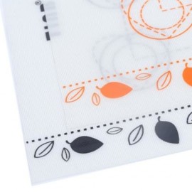 TINB MULTIPURPOSE SILICONE BAKING AND KNEADING DOUGH MAT (ORANGE YELLOW)