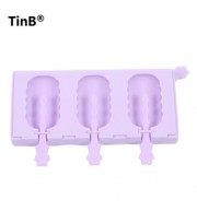 TINB DIY SILICONE ICE POP MOLD DESSERT TOOL (PURPLE)