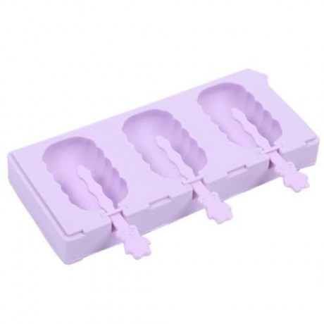 TINB DIY SILICONE ICE POP MOLD DESSERT TOOL (PURPLE)