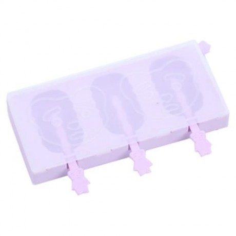 TINB DIY SILICONE ICE POP MOLD DESSERT TOOL (PURPLE)
