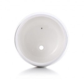QPLANT SMART TOUCH MUSIC FLOWERPOT RECHARGEABLE WIRELESS (IVORY WHITE)
