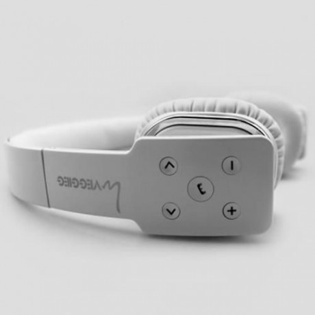 VEGGIEG V8100 FOLDABLE BLUETOOTH HANDS FREE HEADSET (WHITE)