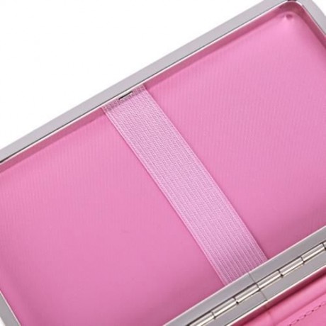 PIDANLU FLOWER PATTERNS MULTIFUNCTION WOMEN CLUTCH WALLET (LIGHT PURPLE)