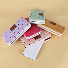 PIDANLU FLOWER PATTERNS MULTIFUNCTION WOMEN CLUTCH WALLET (YELLOW)