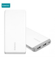 ROMOSS ARROW 10 10000MAH PORTABLE POWER BANK DUAL USB (WHITE)