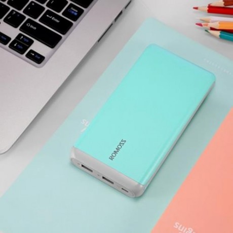 ROMOSS ARROW 10 10000MAH PORTABLE POWER BANK DUAL USB (CLOUDY)