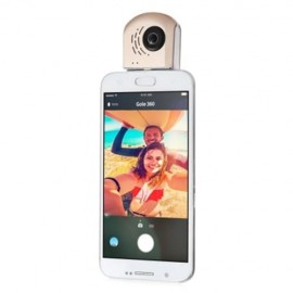 HIGOLE GOLE360 360 DEGREE PANORAMA VR ACTION SPORT CAMERA DUAL LENS 960P (CHAMPAGNE GOLD)