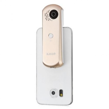 HIGOLE GOLE360 360 DEGREE PANORAMA VR ACTION SPORT CAMERA DUAL LENS 960P (CHAMPAGNE GOLD)
