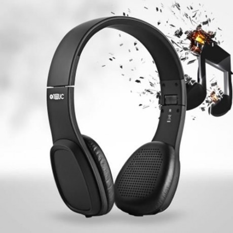 ONMUC L5 FOLDABLE TOUCH CONTROLLED BLUETOOTH HEADSET (BLACK)