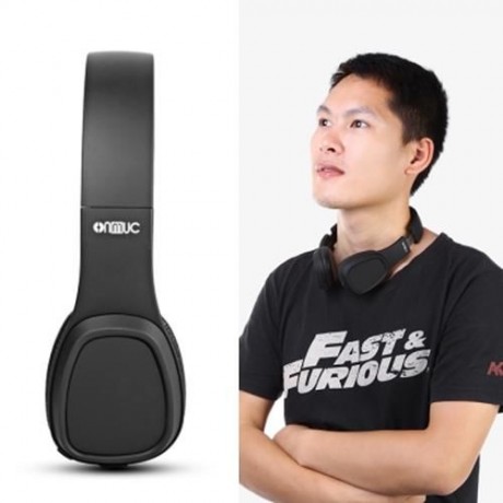 ONMUC L5 FOLDABLE TOUCH CONTROLLED BLUETOOTH HEADSET (BLACK)