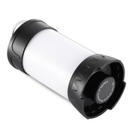 PORTABLE 5W IPX6 WATERPROOF CAMPING LAMP EMERGENCY LIGHT (WHITE AND BLACK)