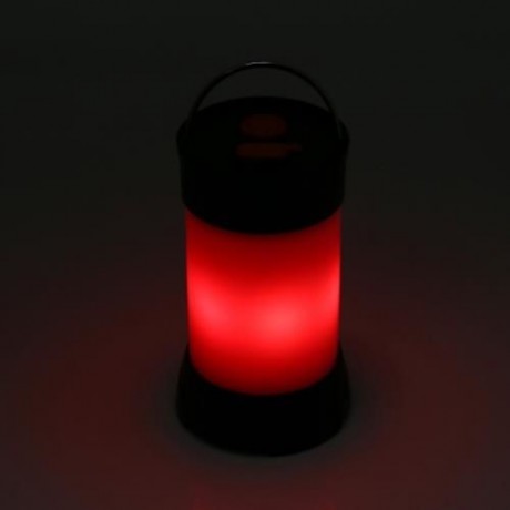 PORTABLE 5W IPX6 WATERPROOF CAMPING LAMP EMERGENCY LIGHT (WHITE AND BLACK)