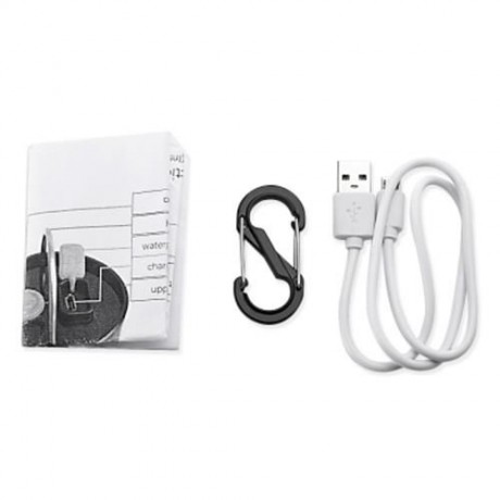 PORTABLE 5W IPX6 WATERPROOF CAMPING LAMP EMERGENCY LIGHT (WHITE AND BLACK)