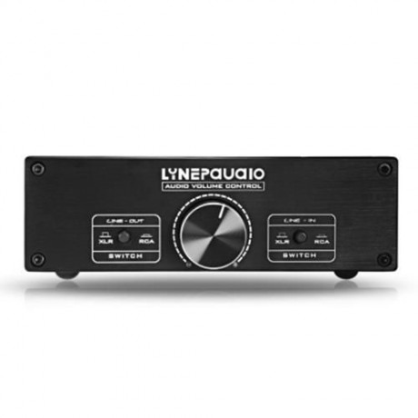 LINEPAUDIO A967 FULL-BALANCED PASSIVE PREAMP XLR / RCA (BLACK)