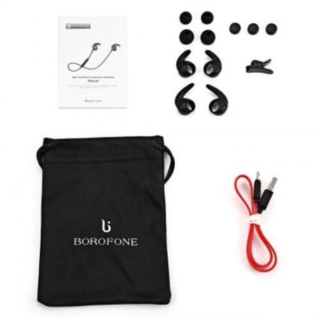 BOROFONE BE5 WATERPROOF BLUETOOTH 4.2 SPORTS HEADBAND (RED)