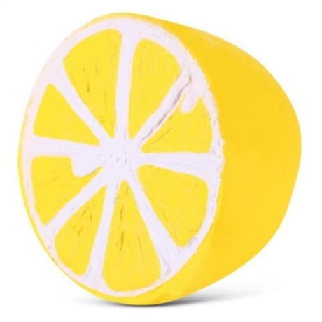 PU SPONGE SLOW RISING SIMULATE LEMON PENDANT SQUEEZE TOY (COLORMIX)