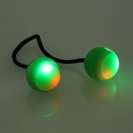 KNUCKLES FINGER YO-YO CHUCKS LED STRESS RELIEVER TOY (GREEN)