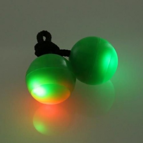 KNUCKLES FINGER YO-YO CHUCKS LED STRESS RELIEVER TOY (GREEN)