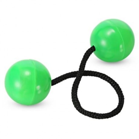 KNUCKLES FINGER YO-YO CHUCKS LUMINOUS STRESS RELIEVER TOY (GREEN)