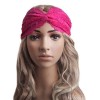 SEXY LACE CROSSOVER DESIGN WOMEN WIDE HEADBAND (TUTTI FRUTTI)