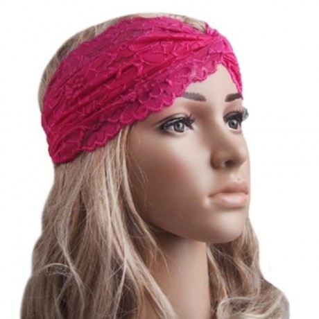 SEXY LACE CROSSOVER DESIGN WOMEN WIDE HEADBAND (TUTTI FRUTTI)