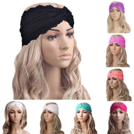 SEXY LACE CROSSOVER DESIGN WOMEN WIDE HEADBAND (TUTTI FRUTTI)