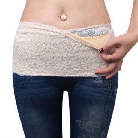 SEXY ANTI-THEFT ELASTIC WOMEN LACE FANNY PACK (OFF-WHITE)