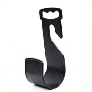 DURABLE PLASTIC GARDEN HOSE HANGER (BLACK)
