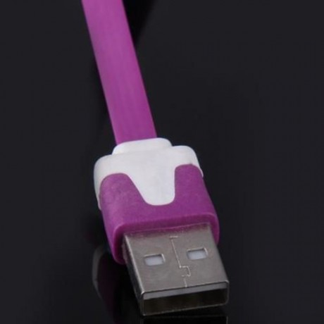 22CM DATA TRANSFER CHARGING CABLE FOR SAMSUNG HTC MOBILE PHONE (PURPLE)