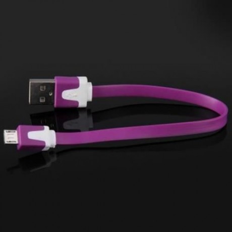 22CM DATA TRANSFER CHARGING CABLE FOR SAMSUNG HTC MOBILE PHONE (PURPLE)