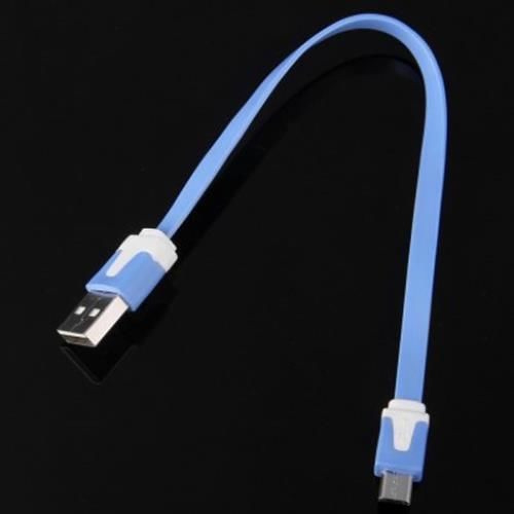 22CM DATA TRANSFER CHARGING CABLE FOR SAMSUNG HTC MOBILE PHONE (BLUE)