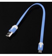 22CM DATA TRANSFER CHARGING CABLE FOR SAMSUNG HTC MOBILE PHONE (BLUE)