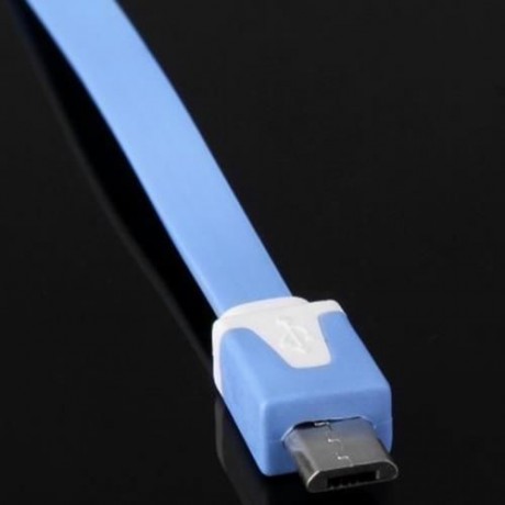 22CM DATA TRANSFER CHARGING CABLE FOR SAMSUNG HTC MOBILE PHONE (BLUE)